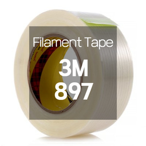 3M 897 Filament Single Sided Tape Fiberglass Fixed Packing 510mm x 55M